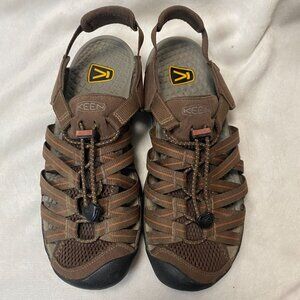 KEEN Men's Newport H2 Sandals Brown Size 10 US